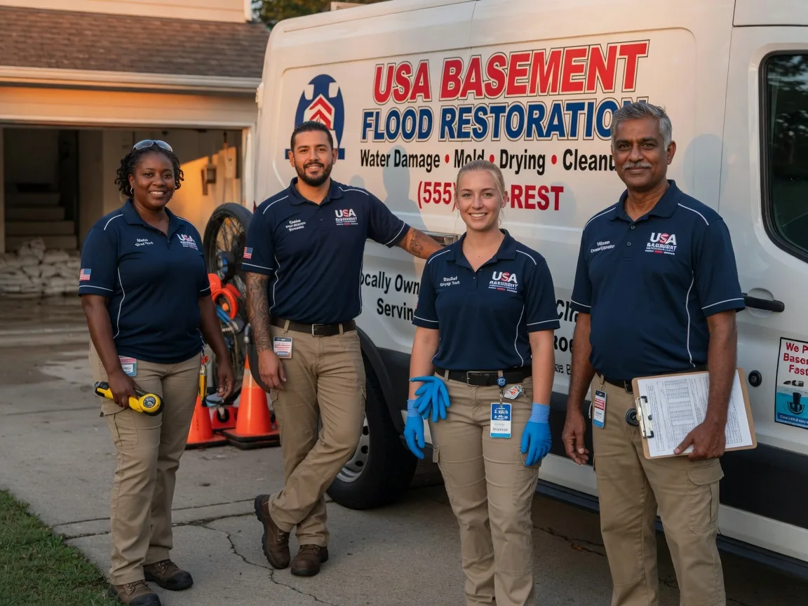 Basement Flood Cleanup company in Crown City, OH
